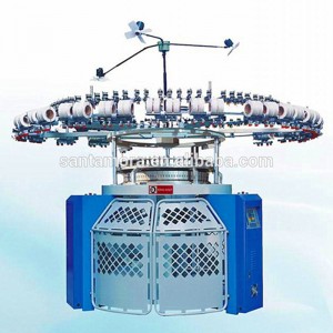 Mașină de tricotat circular cu dungi electronice